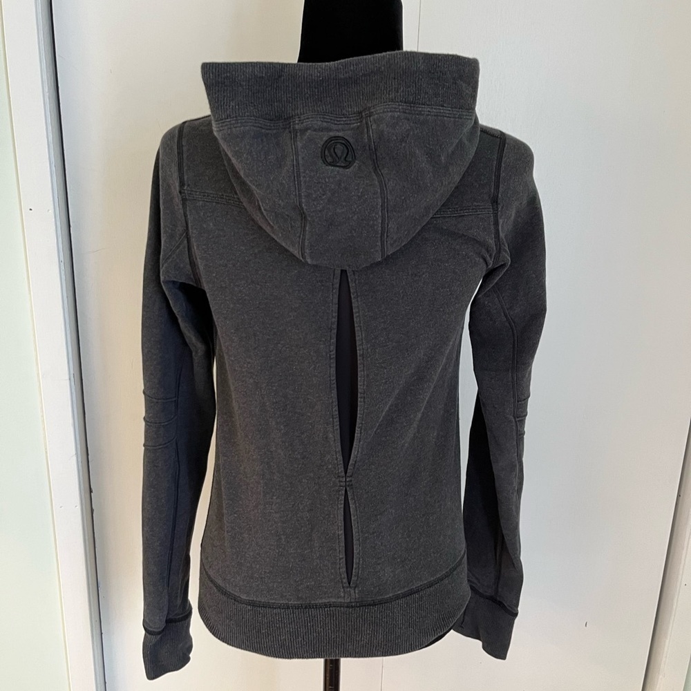 Lululemon Bliss Break Hoodie - Heathered Black / Black - Picture 4 of 11